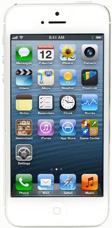 Смартфон Apple iPhone 5 64Gb White & Silver - Ипатово
